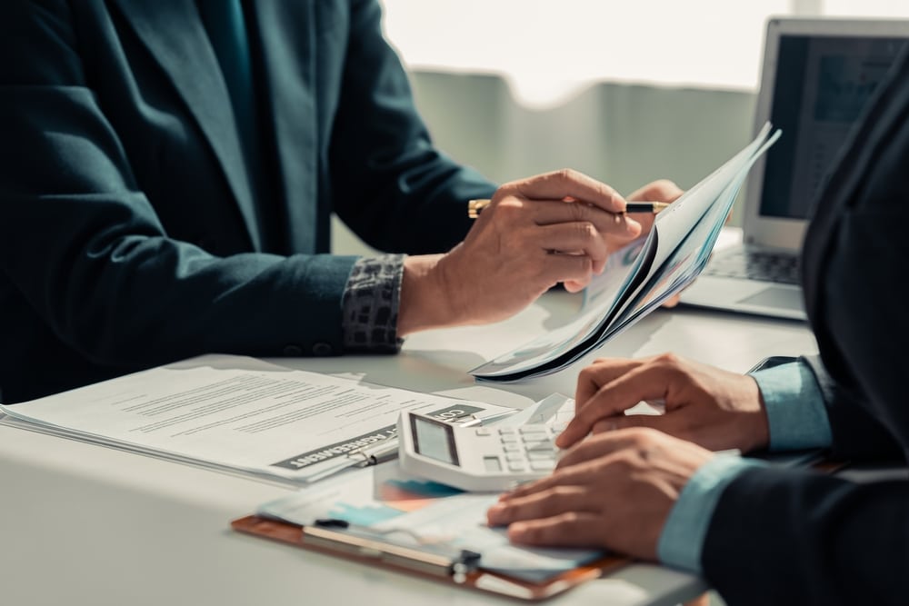 ATO Debt Finance Being Discussed With A Small Business Owner